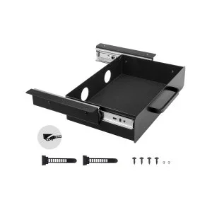 VEVOR Tiroir Coulissant sous Bureau Organisateur Rangement Maison 385x230x76 mm