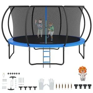 VEVOR Trampoline pour Enfants Tout-petits 4,3m Intérieur Extérieur Charge 200kg
