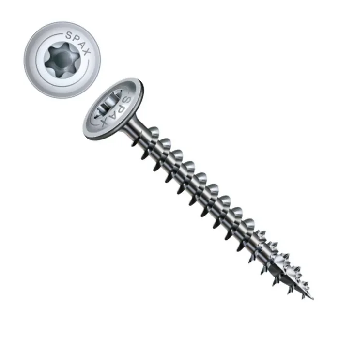Vis a bois Spax HI Force acier zingue Torx M6x60mm boite de 200