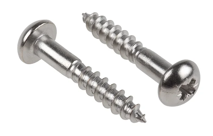 Vis à bois tête Ronde Pozidriv RS PRO, 5mm x L 30mm, en Acier inoxydable A2 304