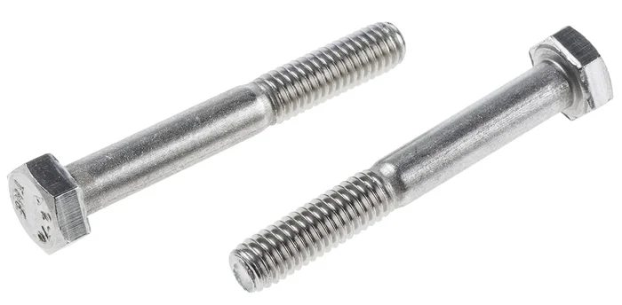 Vis à tête hexagonale Acier inoxydable, M6 x 45mm