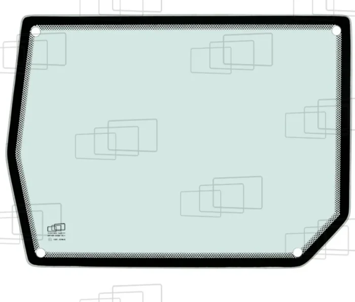 VITRE INFERIEURE PORTE GAUCHE COMPATIBLE B50 YANMAR