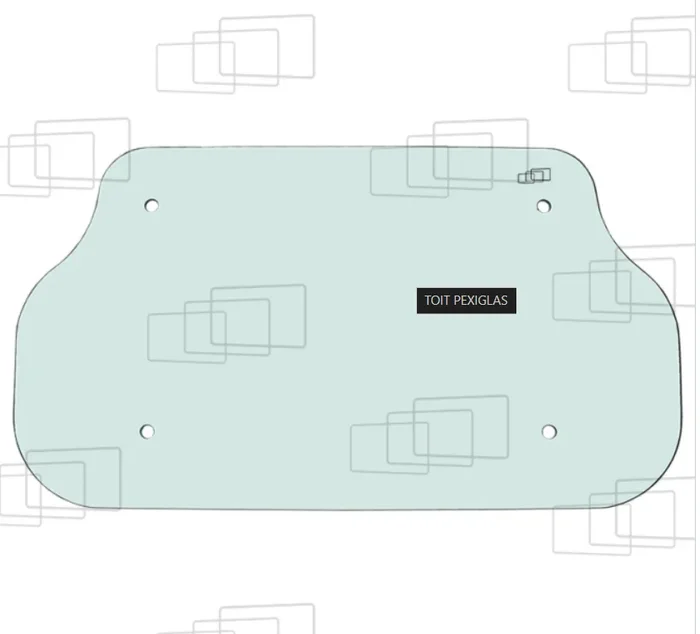 VITRE SUPERIEURE DE CABINE BOBCAT 7120411 – 273649G