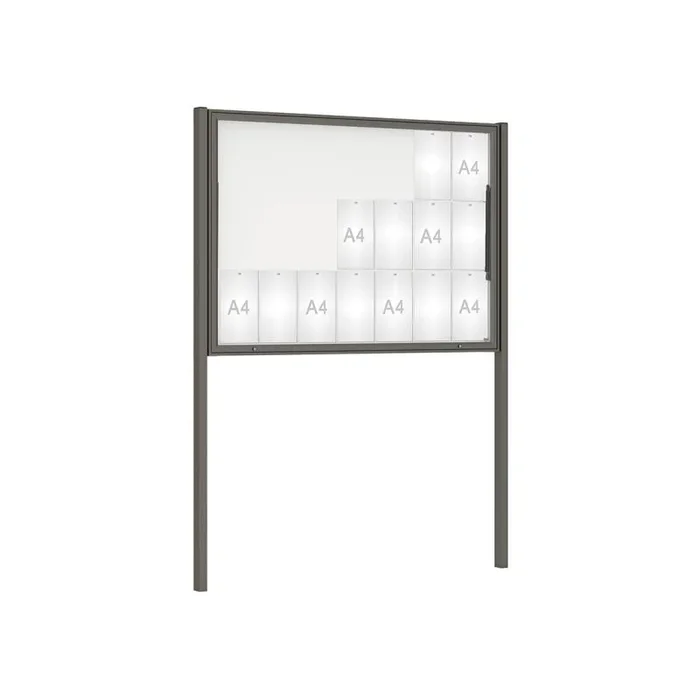 Vitrine Classique sur poteaux