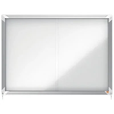 Vitrine d&rsquo;affichage magnétique Nobo Premium Plus – 92,2 x 66,5 cm – Format 8 x A4 – Cadre aluminium