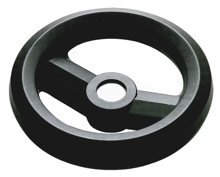 Volant de manœuvre RS PRO 126mm, 12mm Ø de montage en Technopolymère renforcé de fibre de verre