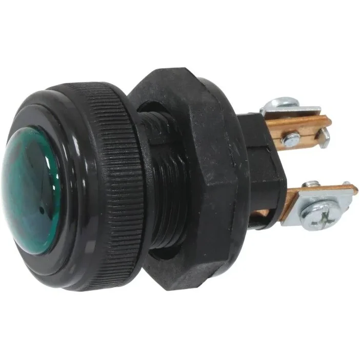 Voyant rond illumine wedge 12w vert en blister SODELEC – 16738