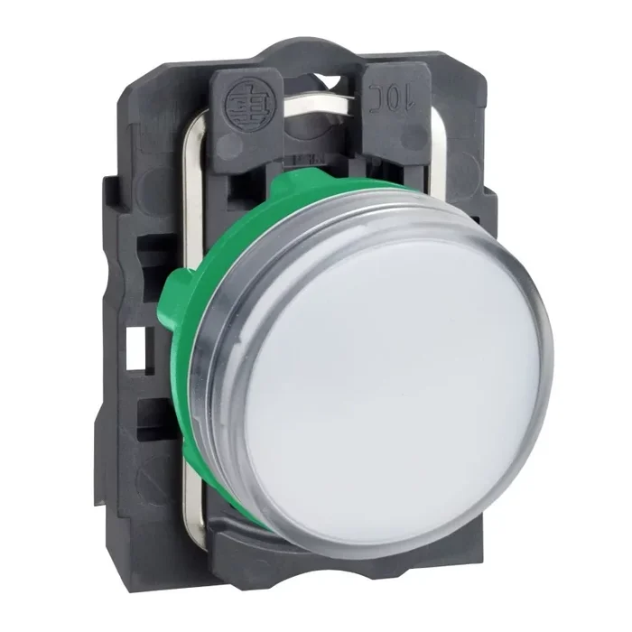 Voyant rond Ø22 – IP66 – blanc – LED intégrée – 120V – Harmony XB5