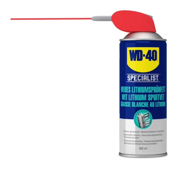WD-40 49390/25NBA – Specialist Graisse Blanche au Lithium 400ml Smart Straw x1