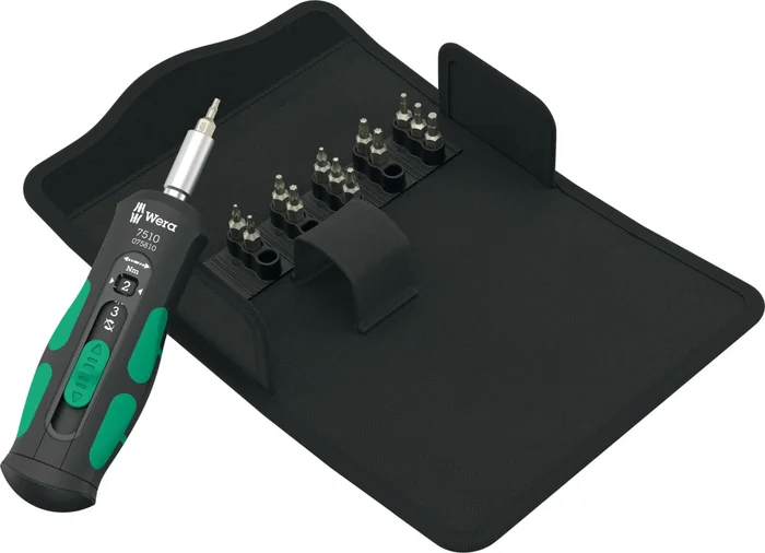 Wera 05075840001 14-piece 7510/14 Safe-Torque Speed Torque Screwdriver Set in case