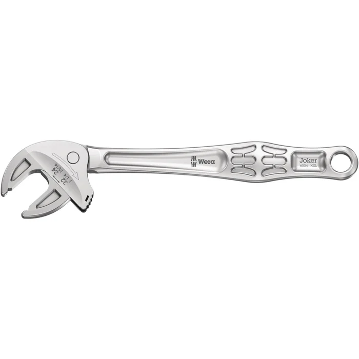 Wera 6004 Clé à fourche auto-ajustable Joker XXL, 24-32 x 15/16-1 1/4&Prime; x 322 mm