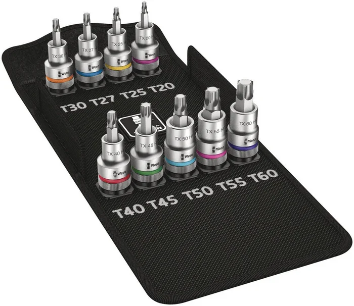 Zyklop Jeu de douilles à embout Zyklop avec fonction de retenue 8767 C TORX HF 1 WERA – 05004202001